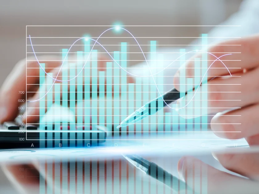 working on financial data